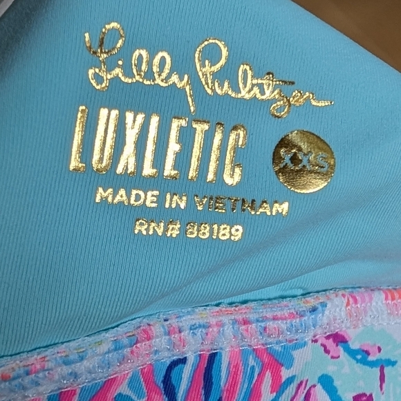 Lilly Pulitzer, Luxletic Sucre Ruffle Sports Bra Size XXS New With Tags - Picture 7 of 7
